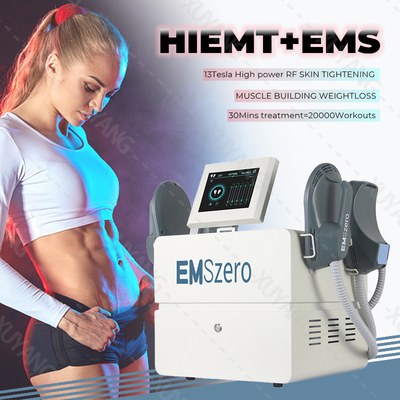 Portátil 4 alças com RF queima de gordura muscular Emslim Mini Body Sculpting EMS Butt Lifting Machine com RF