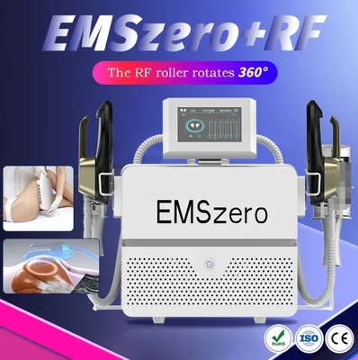 2025 Mais recente profissional 2 em 1 ems corpo esculpindo rolamento de bola interna drenagem linfática electromagnética ems máquinas de fitness