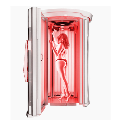 Hotsale Solarium Vertical Cama de bronzeamento em pé Cama de bronzeamento em interior Cama de bronzeamento em casa Cama de bronzeamento Cama de bronzeamento em cabine Cama de bronzeamento em solo Solar para bronzeamento da pele